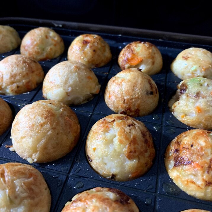 子供が食べる★野菜たっぷりたこ焼き